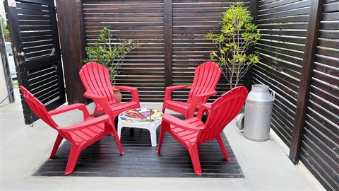 Terraza del complejo